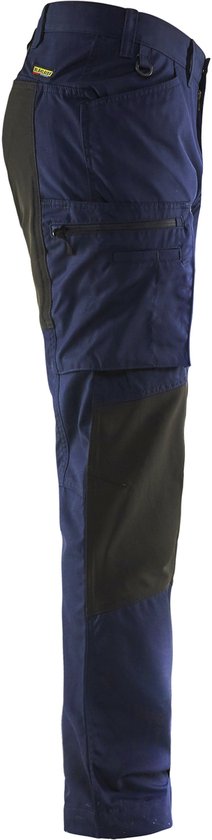 Pantalon de travail Blaklader 14591845 Pantalon de travail stretch Service Bleu marine / noir NL: 58 BE: 52