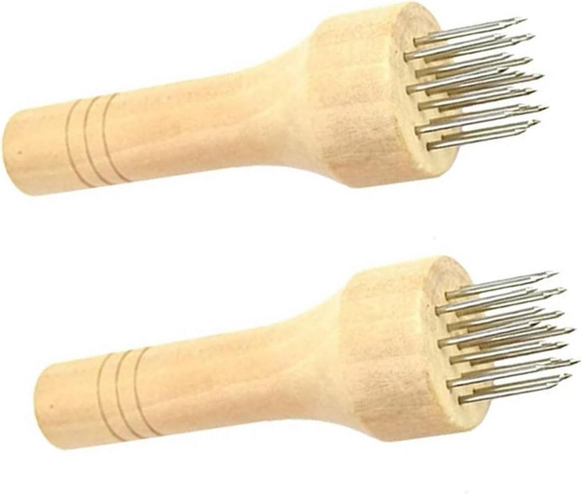 ByShane - Rvs Vlees Tenderizer met Vlees Blades voor Keuken - 2 stuks - Voedselverwerking Gadget voor Kip - Accessoires