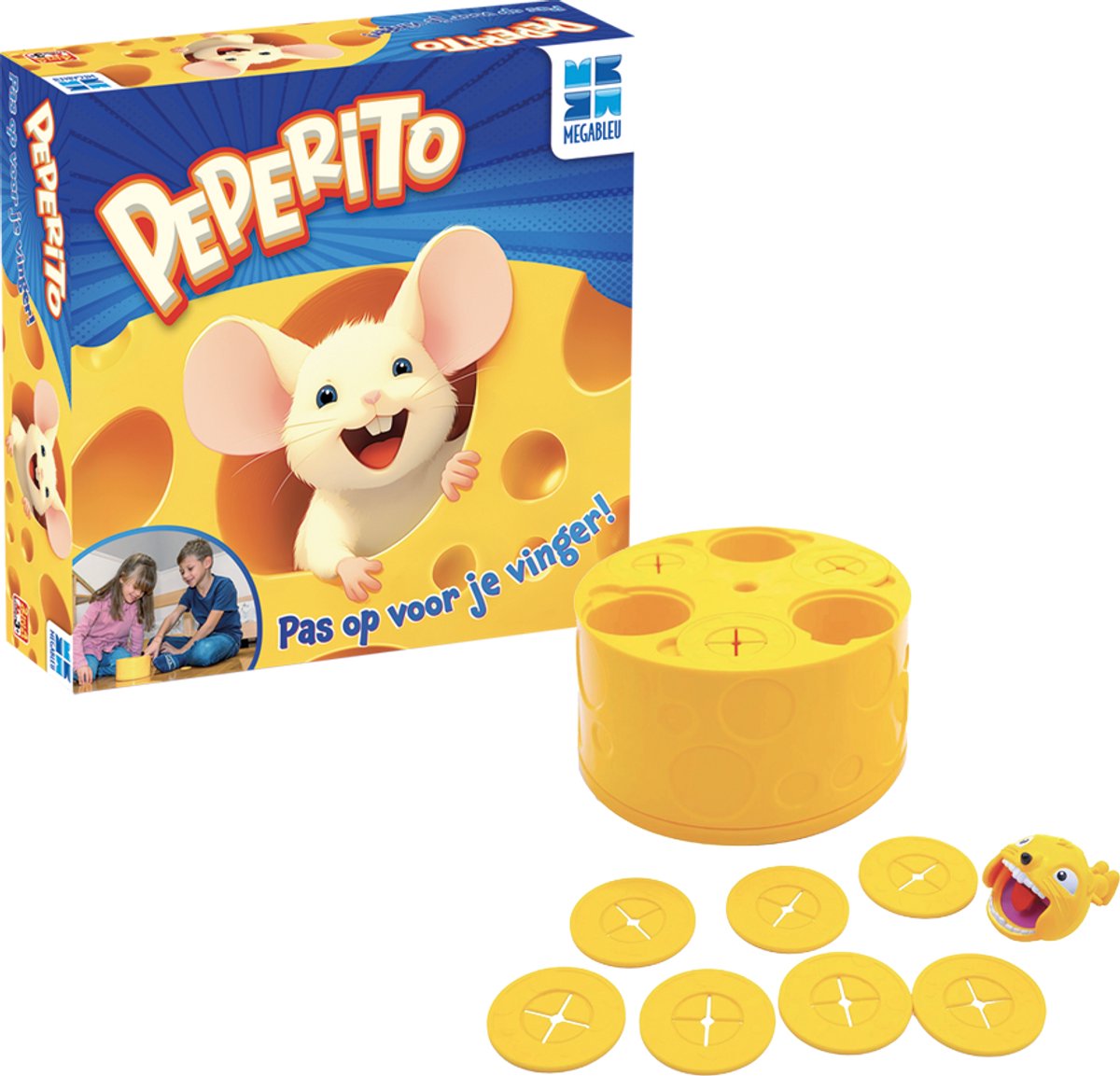 Megableu Peperito - Grappig & Spannend Kinderspel - Bordspel voor Kinderen - Vanaf 3 Jaar - 2-4 Spelers - Perfect als Verjaardagscadeau — afbeelding 6