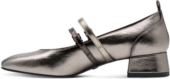 Escarpins Tamaris Femme Avec Bride - Talon Bloc 3,5 Cm, Bout Carré, Semelle Intérieure Mémoire De Forme, Idéaux Pour Soirées Ou Bureau