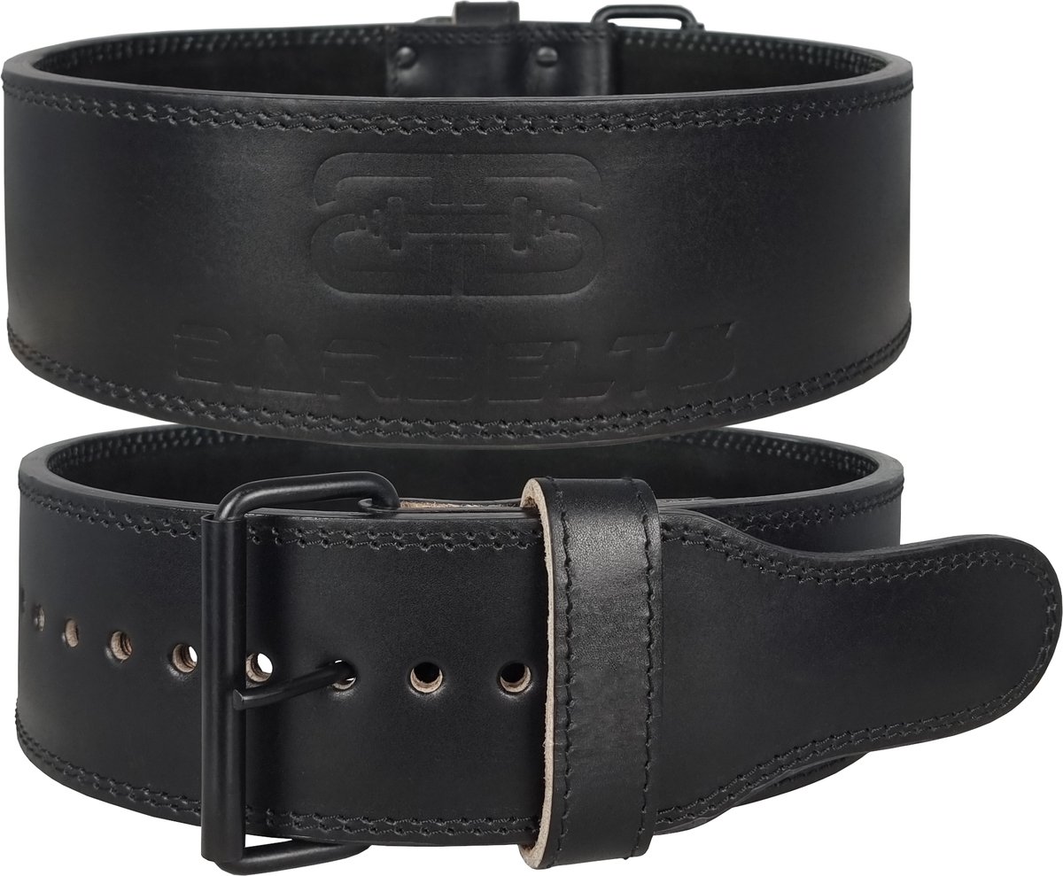 Barbelts powerlift riem 10mm - weightlifting belt - zwart – XXL