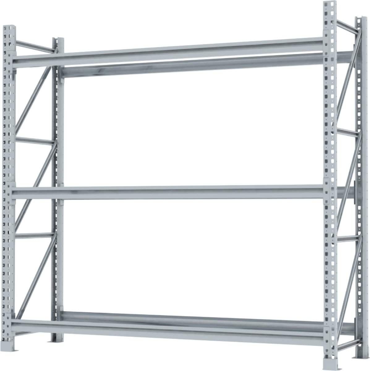 Povag bandenstelling - Bandenrek - 200x214x60 cm - 450 kg per legniveau - 3 legniveaus - Gegalvaniseerd staal