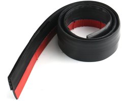 EXCITAT Tochtstrip voor deuren - Zachte siliconen geluids- en warmte-isolerende afdichtingsstrip - Voor het afdichten van kieren tussen deuren aan de binnen- en buitenkant - 90 cm x 5 cm - Zwart