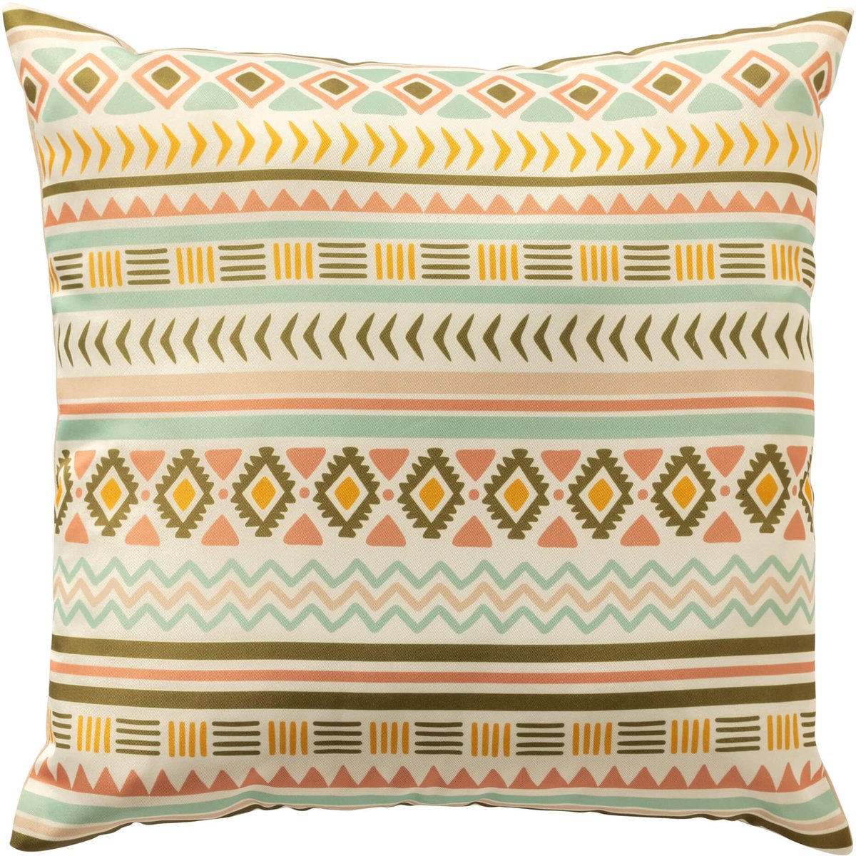 Textino - STEVIE - buitenkussen 45x45 cm - Semolina - multicolor