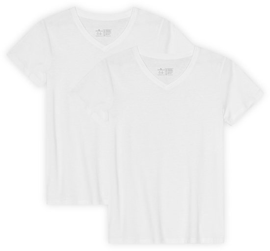 T-Shirt DANOIS ENDURANCE Femme - Col V- Wit- L