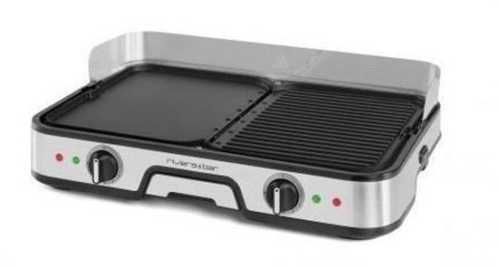 Plancha RIVIERA & BAR - QPL525 - Surface de cuisson 45,5 x 29 cm - 6 à 8 personnes - 2000 W