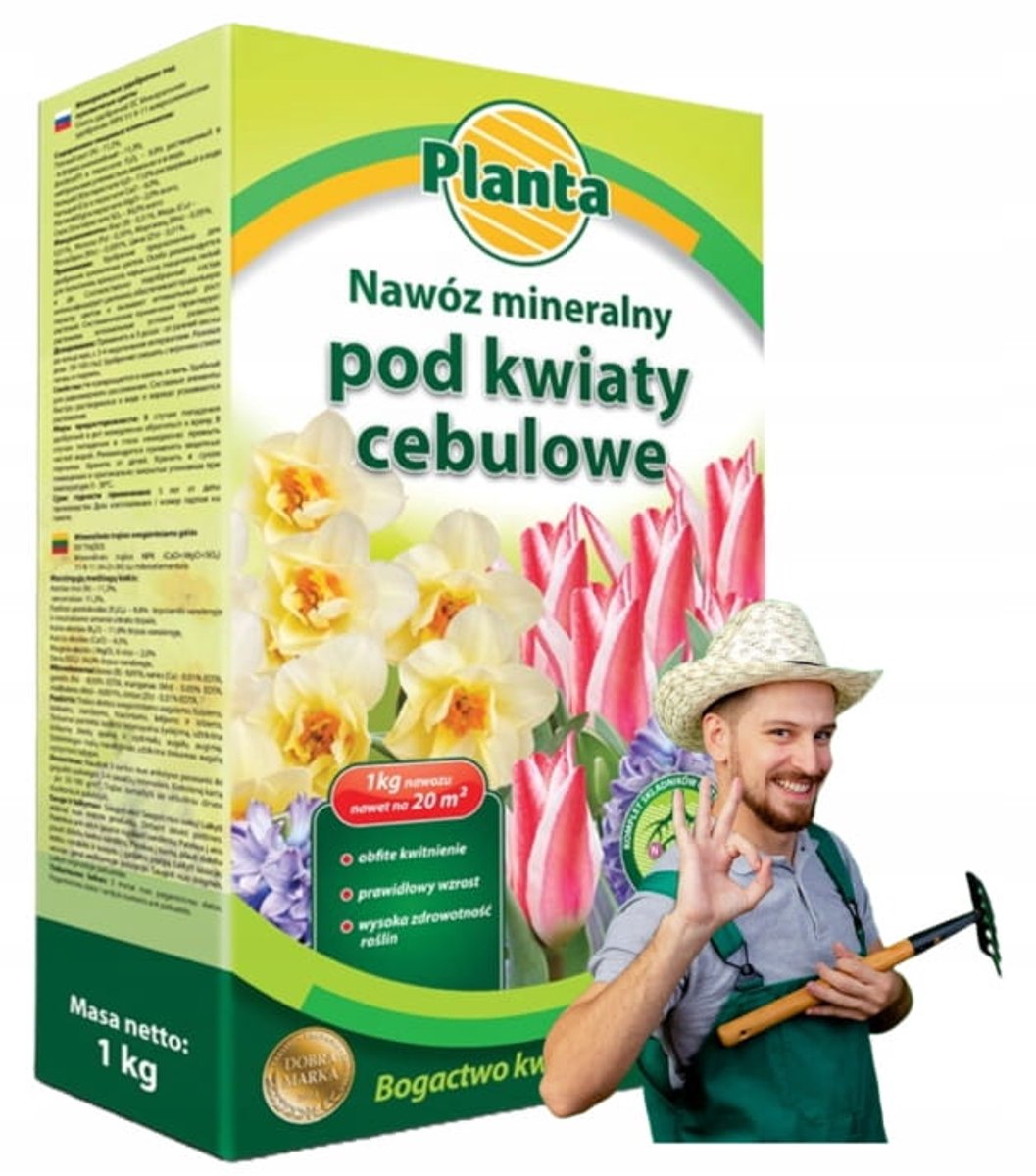 Planta - Minerale Meststof - 1kg - Intensieve- en Lange Bloei - Geschikt voor Bloembollen