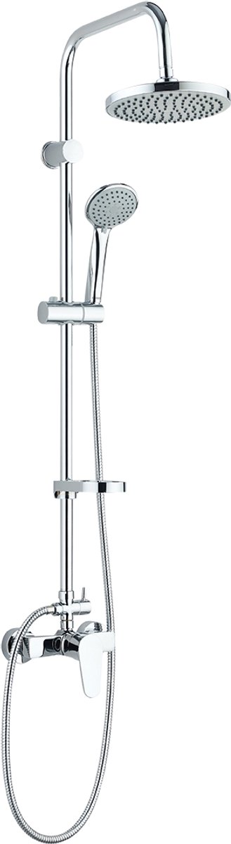 Kuchinox Intra Serie - Wandgemonteerde Doucheset - Chroom - Antikalk - Antiknik