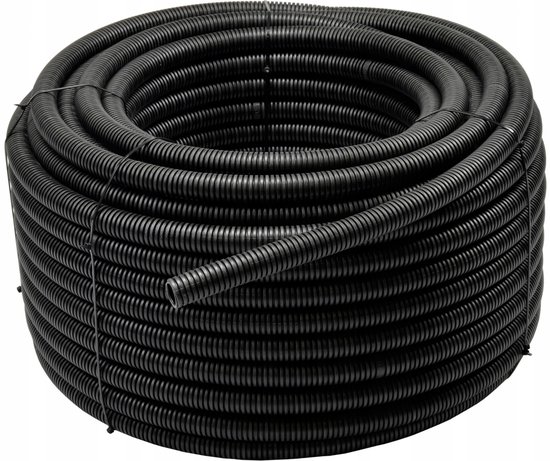 KSS PAO-12 Beschermslang (ribbelslang) Zwart 11.40 mm per meter kopen