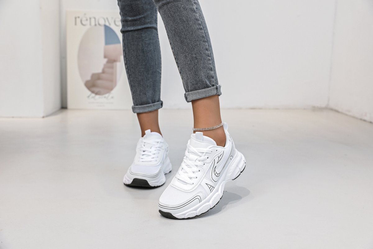 Sneakers Dames Sneakers Wit-Maat-38