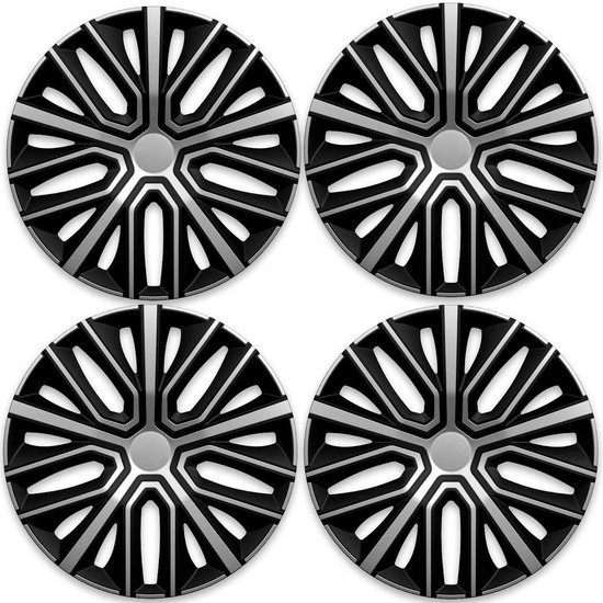 Wieldoppen set SPARCO LAZIO zwart-grijs 14 inch