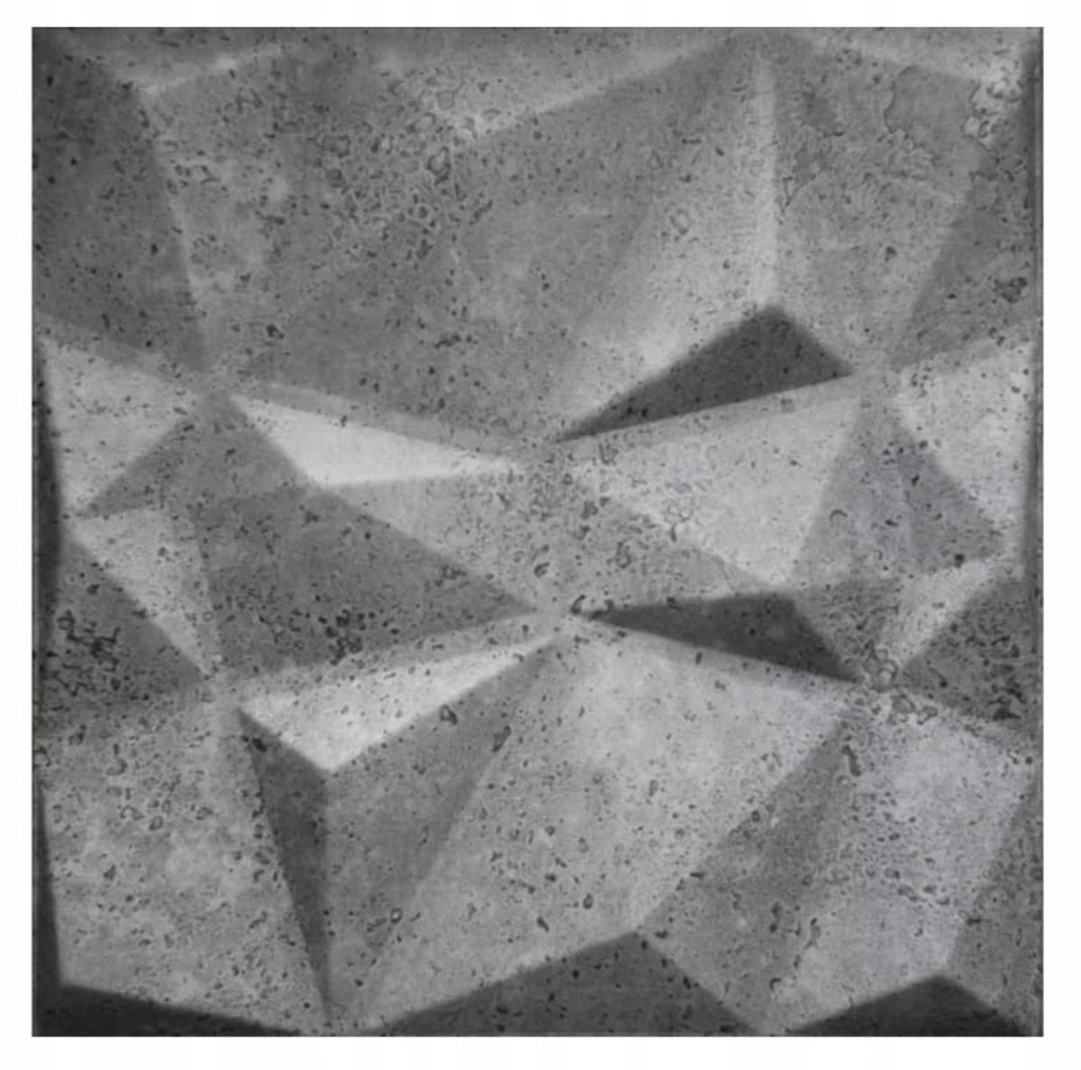 Decosa Montego - Wandpaneel - 50x50 cm - 8 Stuks - Grafiet