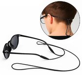 Cordon Élastique pour Lunettes I Sangle pour Lunettes en Siliconen I Réglable I Cordon pour Lunettes I Cordon pour Lunettes I Cordon pour Lunettes I Antidérapant I Universel I 55 CM I Zwart