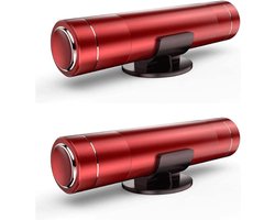 Raambreker - 2-pack autoveiligheidshamer nooduitganggereedschap - Auto-ruitbreker van één seconde - Gordelsnijder - Autoglasbreker - Levensreddend noodartefact (rood )
