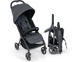 Top 10 Kinderwagens 2026: COSTWAY Kinderwagen met één hand inklapbaar, reisbuggy licht met verstelbare rugleuning en kap, babywagen met 5-punts gordel en opbergmand, kinderbuggy tot 15 kg belastbaar (grijs)