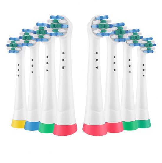 Witte Opzetborstels voor iO Series 3–10 – 8 Stuks