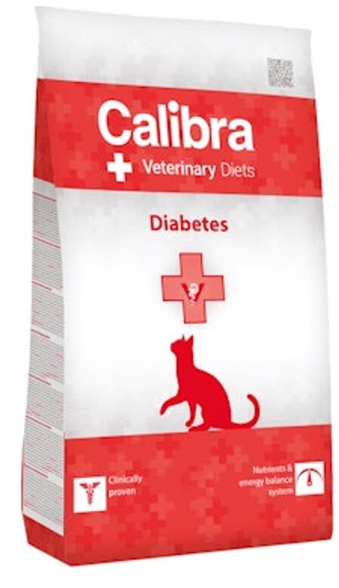 Calibra Cat Veterinary Diets - Diabetes - 2 kg - Kattenvoer