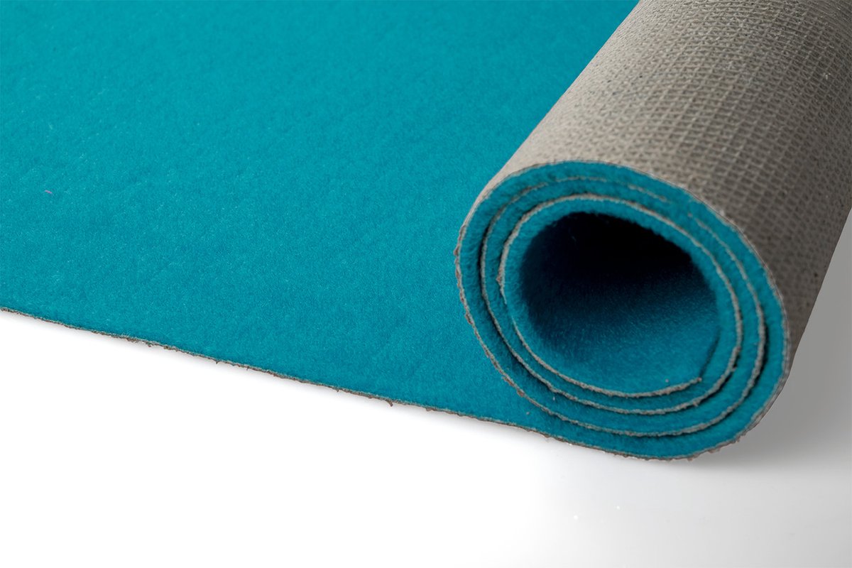 GJ Floors - turquoise indoor/outdoor loper | Dallas - Breedte: 1 / 2 meter - Dikte: 5 mm - Geschikt voor: Indoor / Outdoor