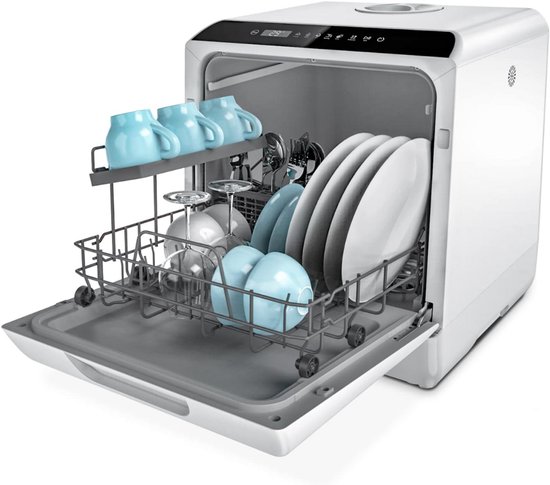 ZRSS® Mini vaatwasser - Kleine afwasmachine - 5 programma's