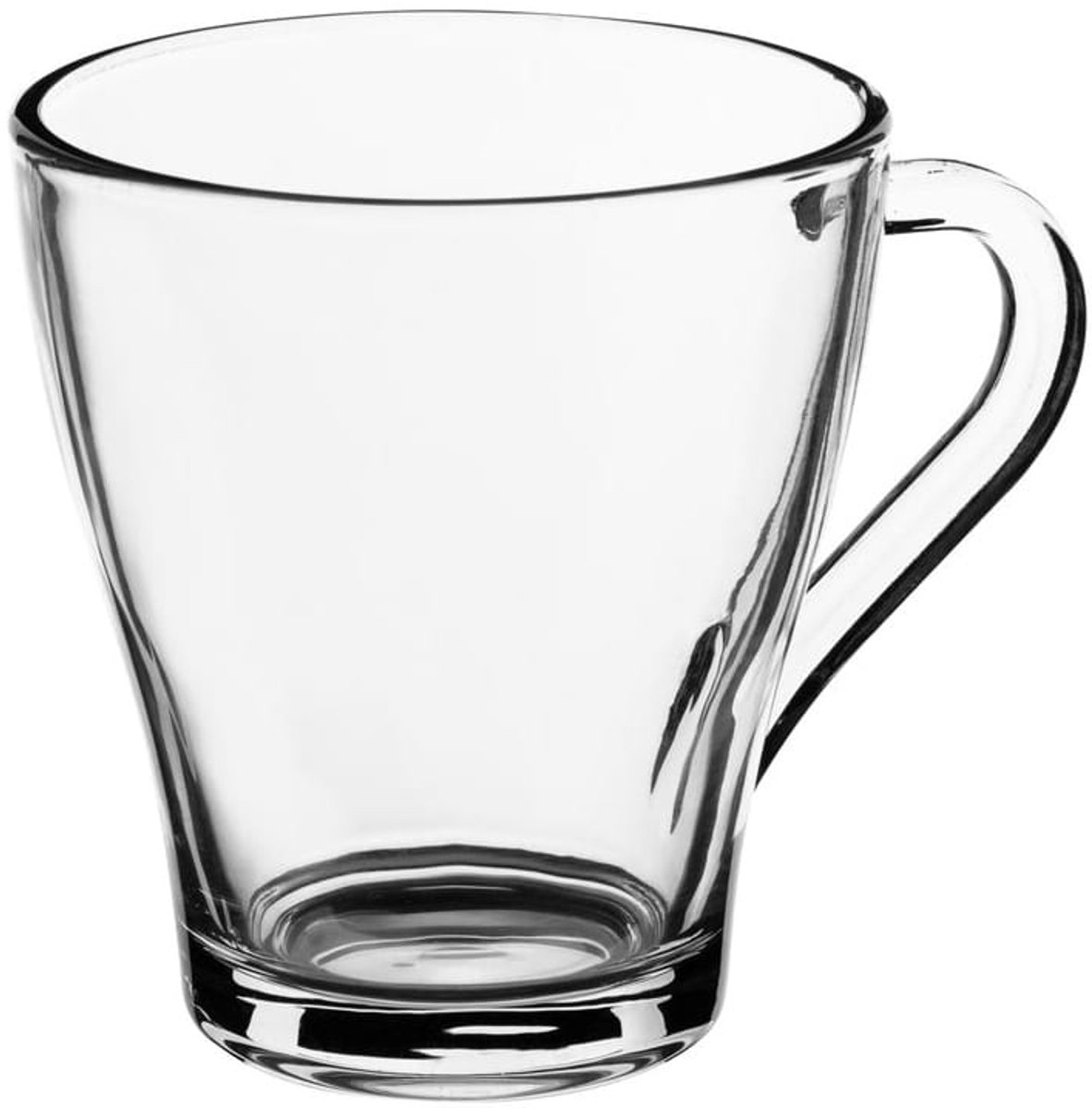 Glas met oog 250 ml glad transparant voor koffie thee