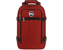 CabinMax Metz Reistas – Handbagage 20L Ryanair – Rugzak – Schooltas - 40x25x20 cm – Compact Backpack – Lichtgewicht – Oxide Rood