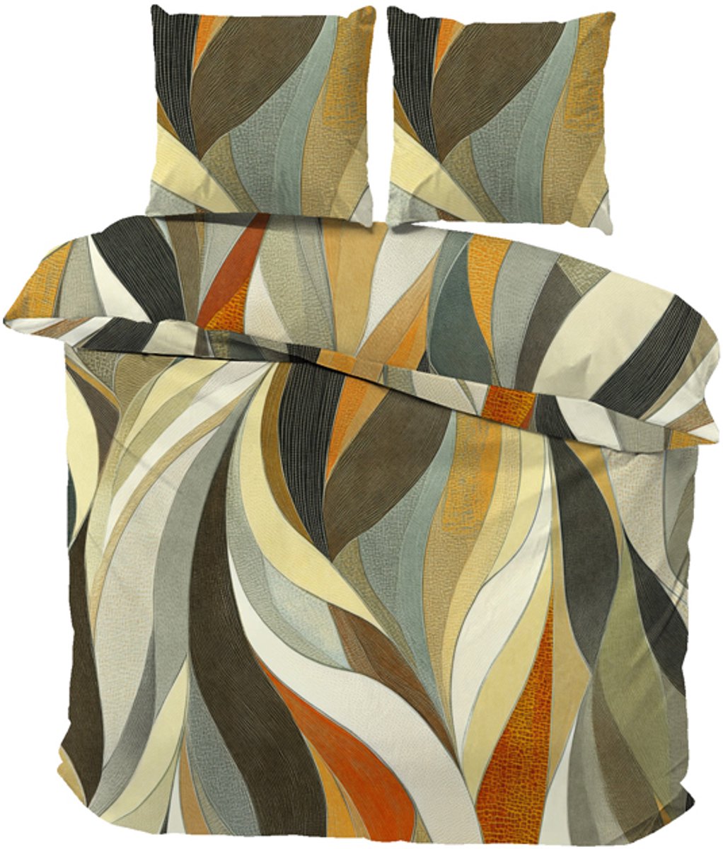 iSleep Dekbedovertrek Wenda - Eenpersoons - 140x200/220 cm - Multi
