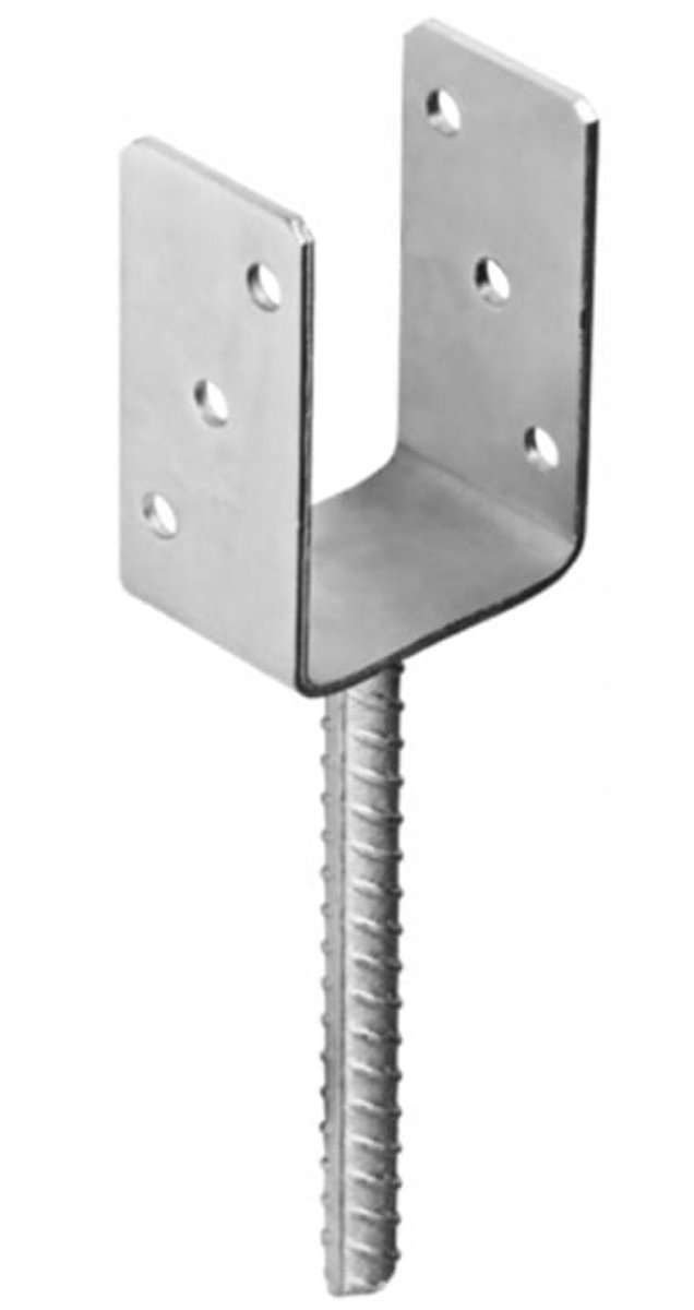 Domax - Paalhouder - 121x120mm - Verzinkte Staal