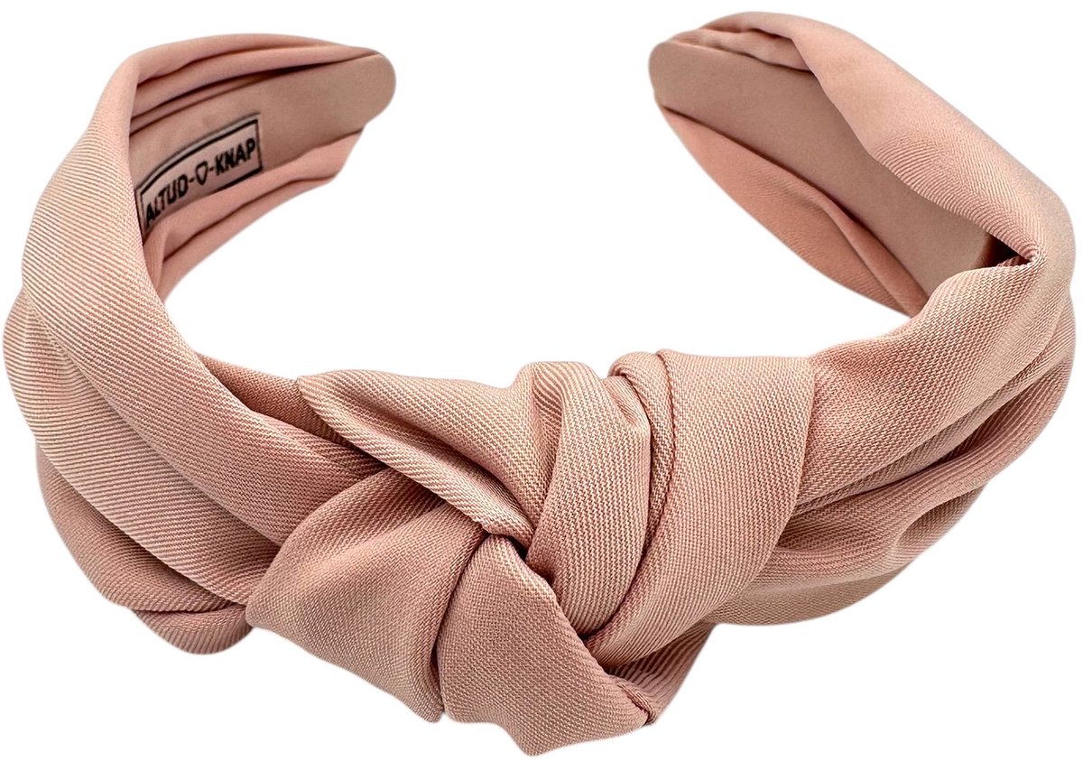 Altijd Knap - Haarband Basic Pink - Roze haarband met knoop