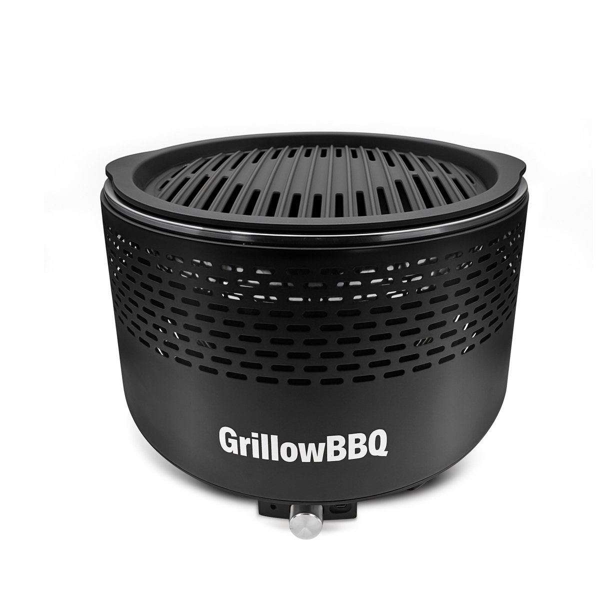 Grillow One – Rookarme Gourmet BBQ – Voor Binnen & Balkon – Draagbaar – Met Ventilator