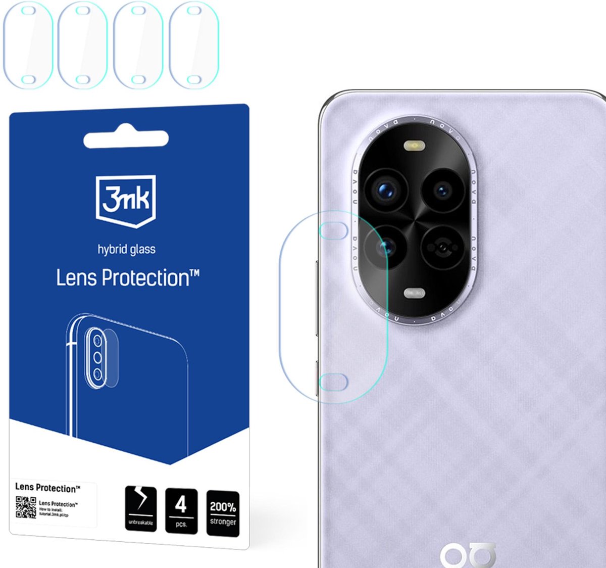 3Mk Gehard Glas Voor Huawei Nova 13 Pro Lensbescherming Volledige Transparantie