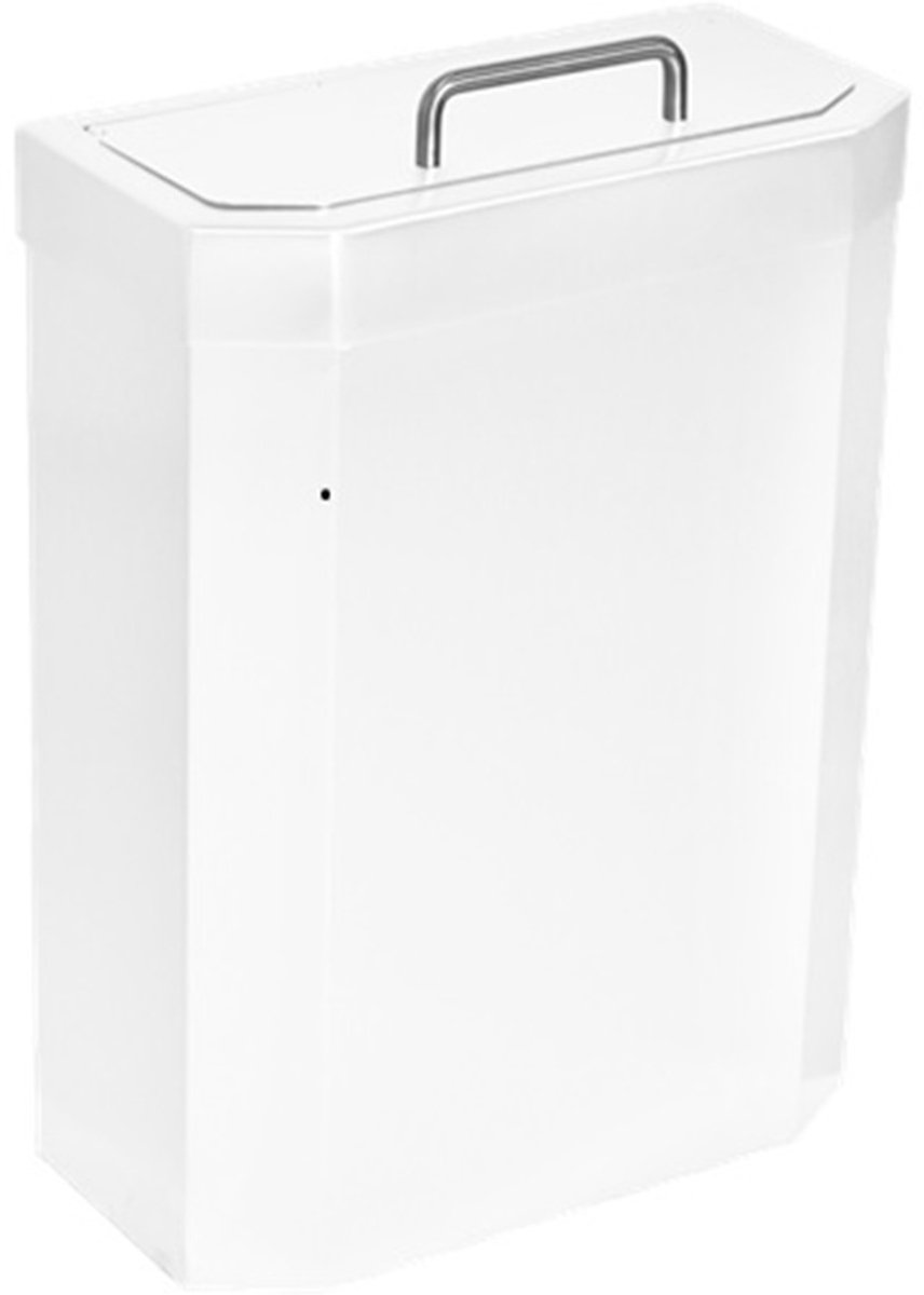 Hygiënebak 10 liter gesloten wit