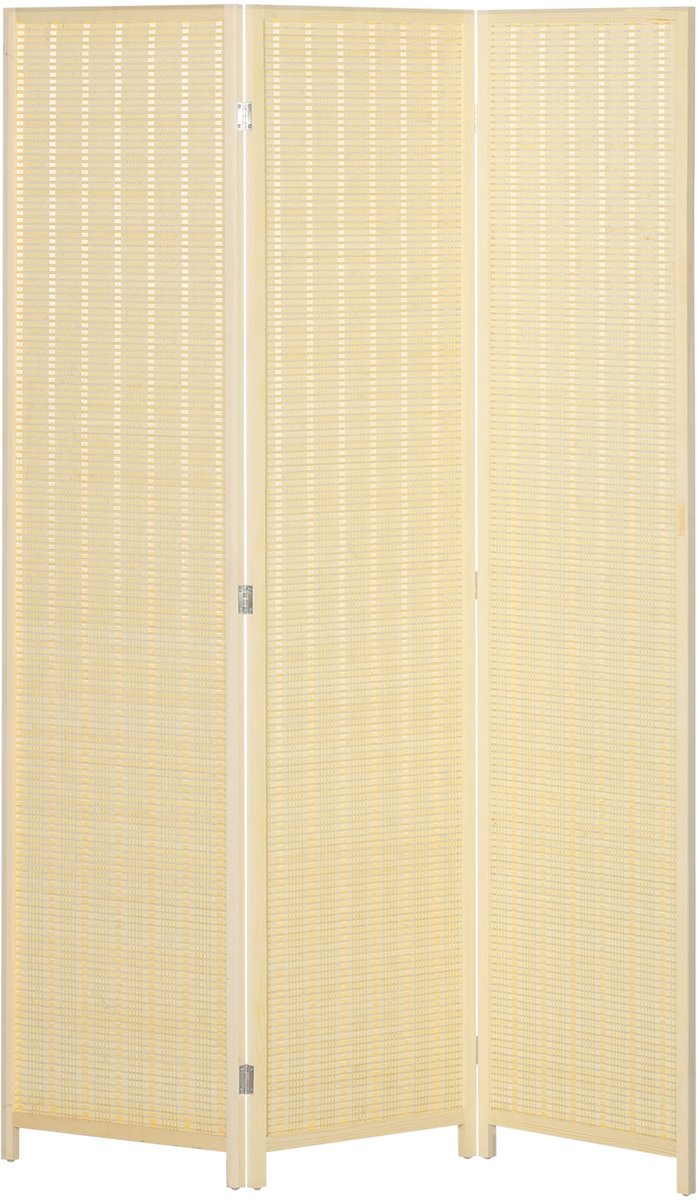 HOMCOM-kamerverdeler-bamboe-135x1.4x180cm-natuurlijk hout