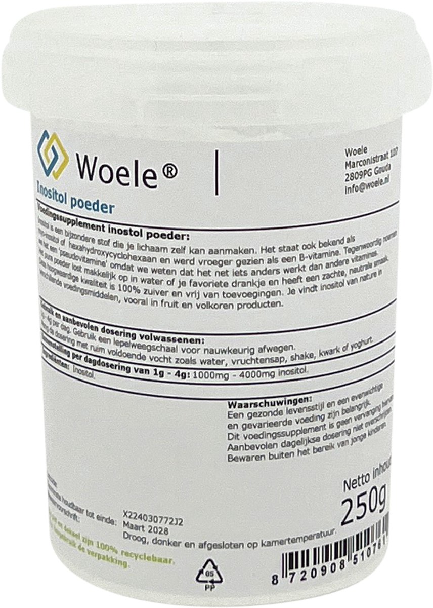 Woele inositol poeder 250g