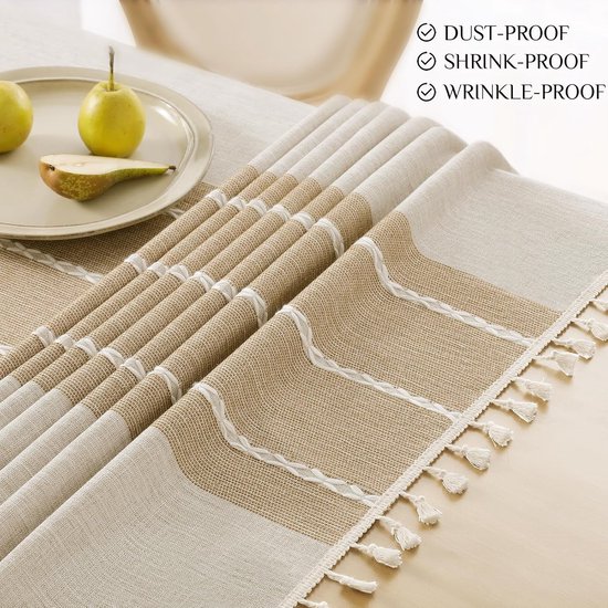 Amira - Tafelkleed - 90x90 cm - Voor buiten - Zomers tuintafelkleed – Meerbach Home Deco