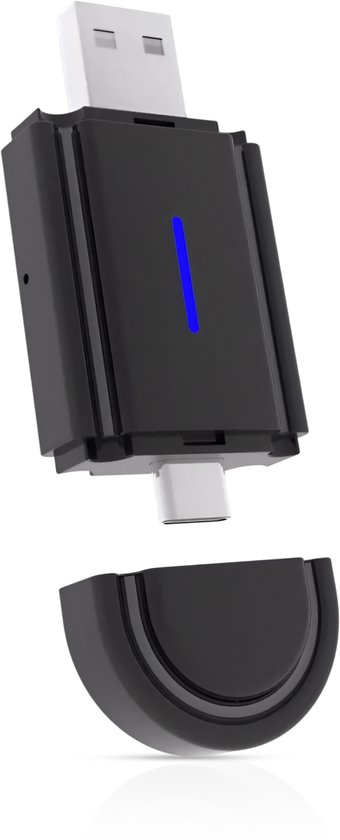 Draadloze 2-in-1 Apple CarPlay en Android Auto dongle USB-C & USB-A voor bekabelde auto infotainment systemen