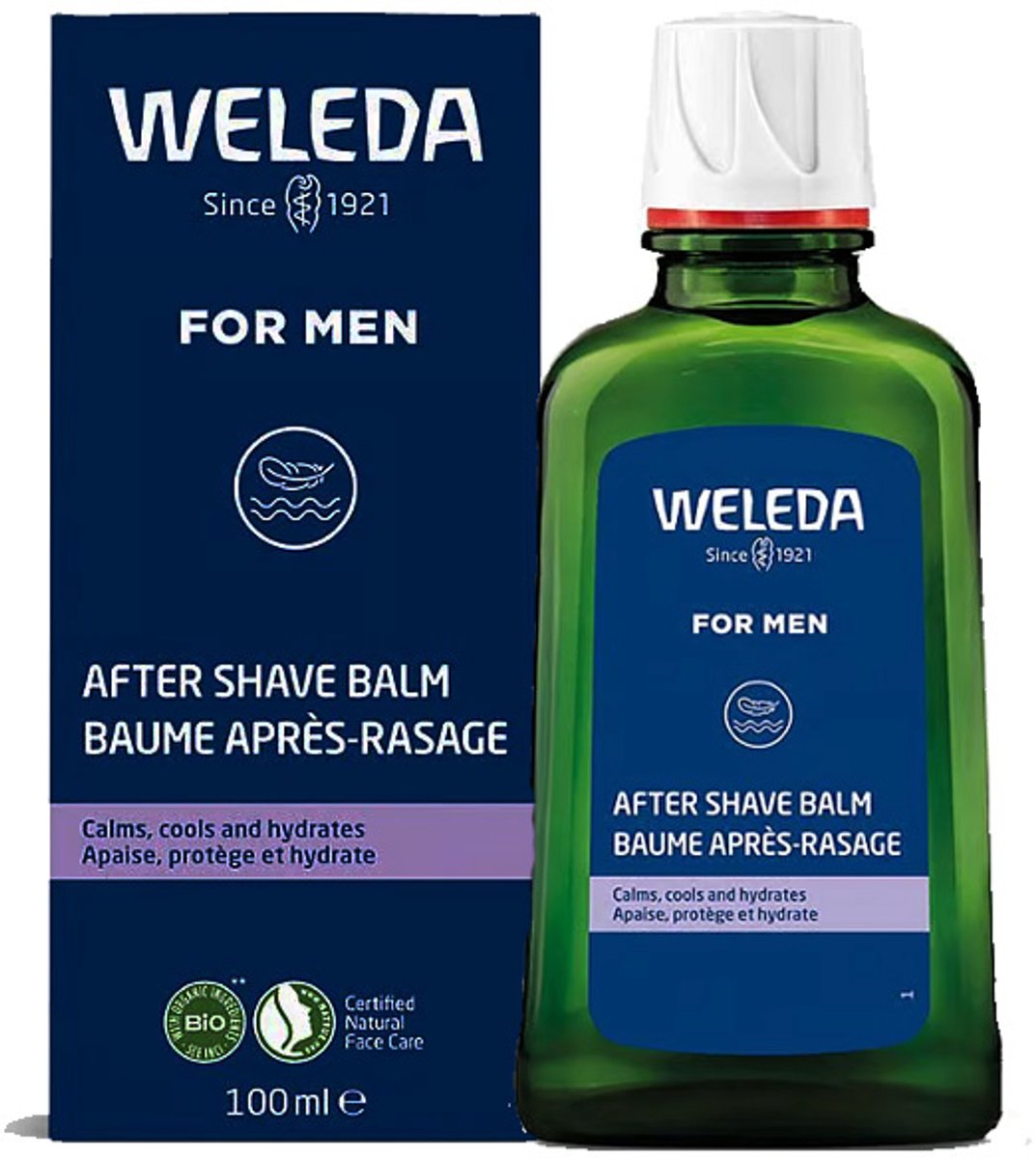 Weleda Men Verzorgingsset in Transparant Tasje – Compleet en Natuurlijk Verzorgingspakket: showergel 3in1- serum 30ml; shaving cream en aftershave balm — cadeau in Verzorging - foto 4