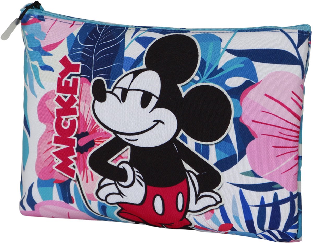 Karactermania - Disney - Mickey Mouse - Bloesem - Zon - Toilettas - Etui met rits