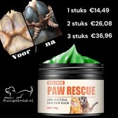 Paw Rescue / Poten en neus creme | Honden poten cremet. Voorkomt kloven en helpt bij herstel van droge voetzolen en droge neuzen van uw Hond. Hydrateerd en Verzacht. Potencreme