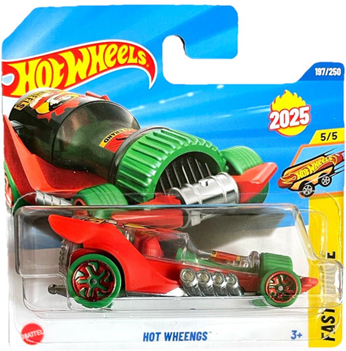 HOT WHEELS HOT WHEENGS BOTTEL ORANGE 197/250 1:64 HW FAST FOODIE 5/5