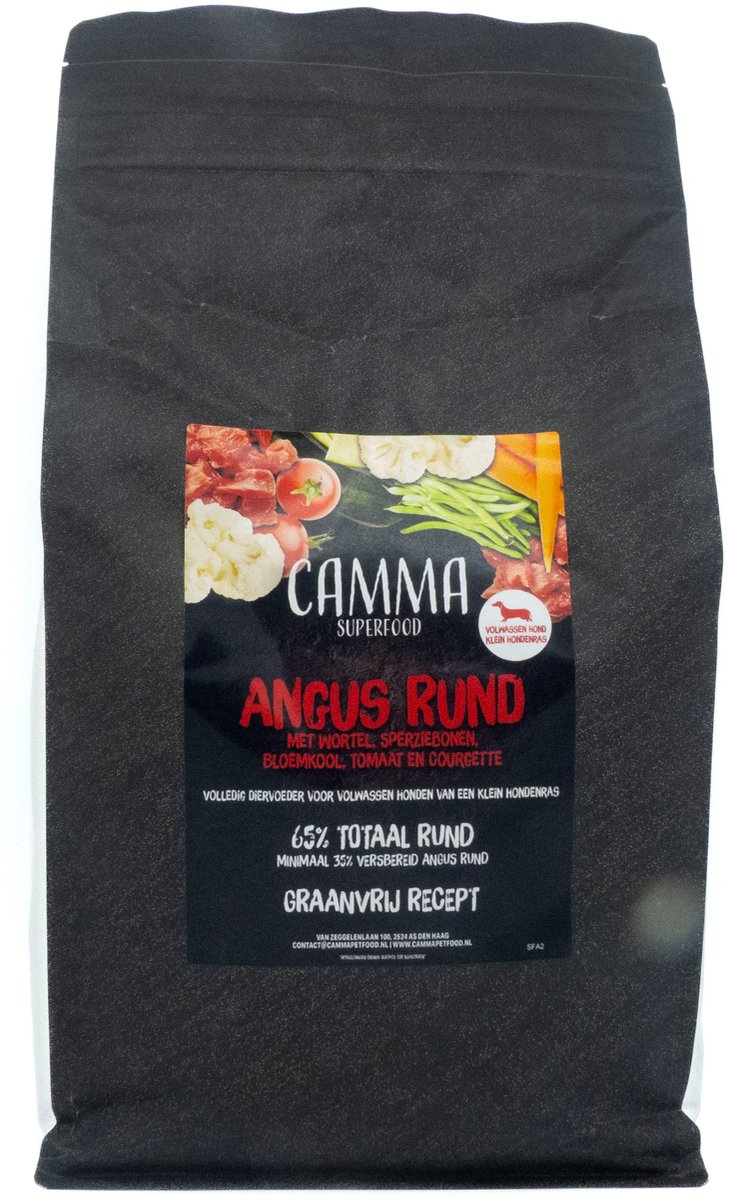 Camma Superfoods - Angus Klein Hondenras 2kg