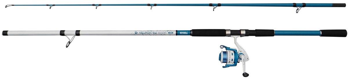 Mitchell Neuron SW II Mackerel Hengelcombo 3.00m (120-220g) (Incl. Lijn) - Zeevis Hengel
