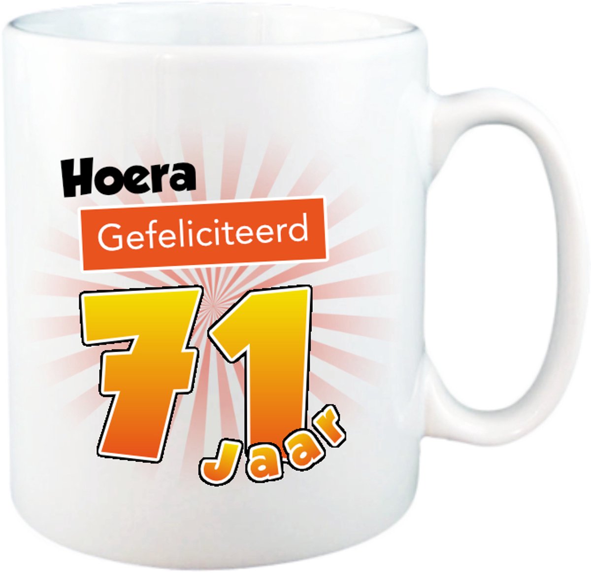 Mok 71 Jaar - Verjaardagscadeau 71 Jaar