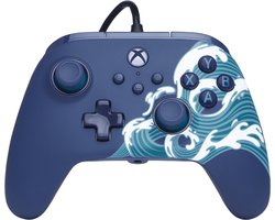 PowerA Advantage Bedrade Controller - Xbox Series X|S - Aqua Wave - 3m USB-kabel