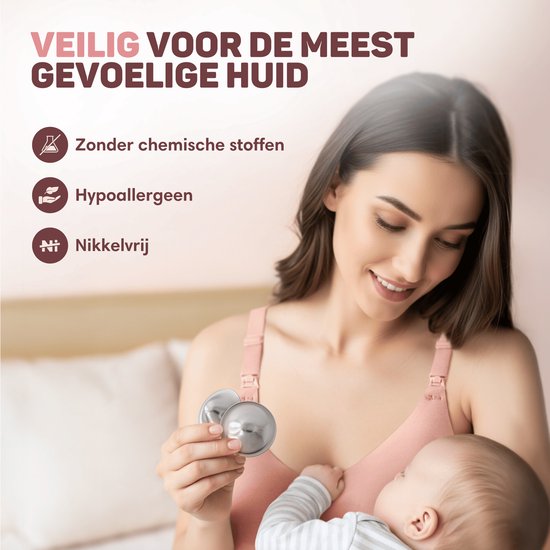 Veilig voor de meest gevoelige huid: zonder chemische stoffen, hypoallergeen, nikkelvrij.