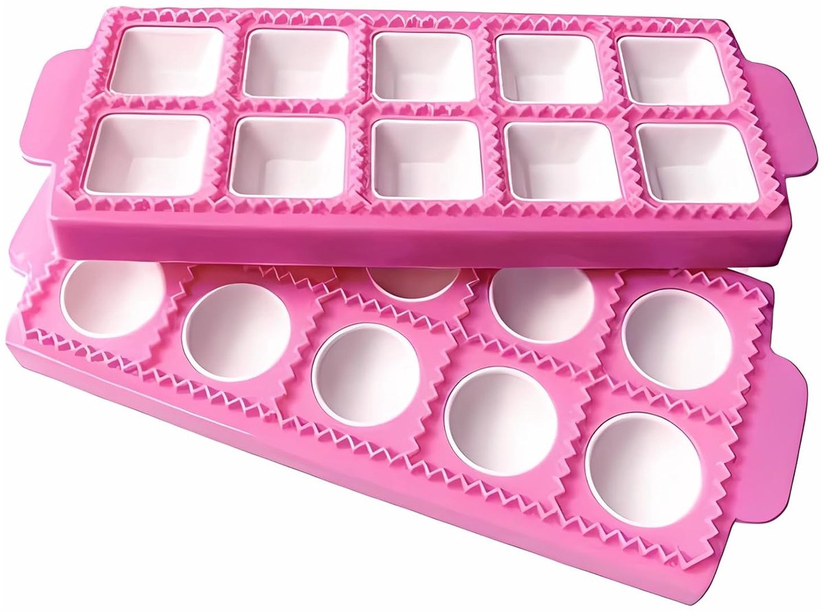 Anti-aanbak Ravioli Maker - Multifunctioneel - 1 stuk - BPA-vrij - Kunststof