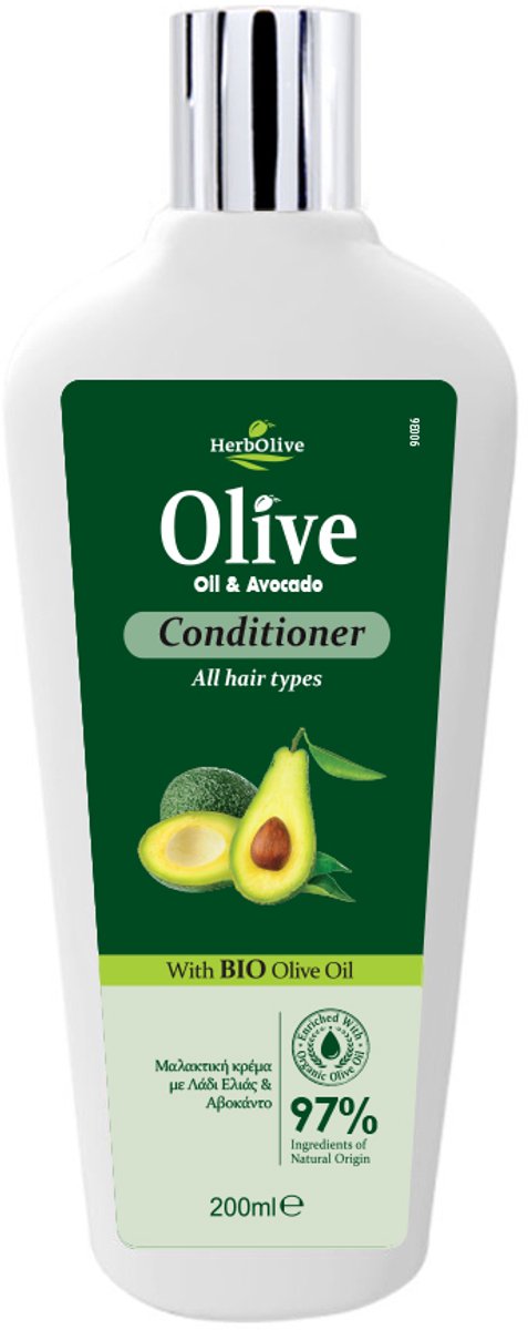 Herbolive Conditioner Olijfolie & Avocado, 200ml Alle Typen Haar