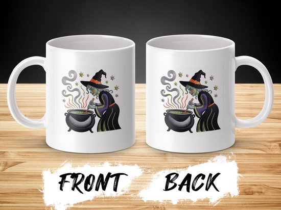 Mug envoûtant, Ketel de sorcière, mug d'Halloween, mug magique, idée cadeau, Decor d'automne, Decor d'Halloween, mug de sorcière, mug de sorcière