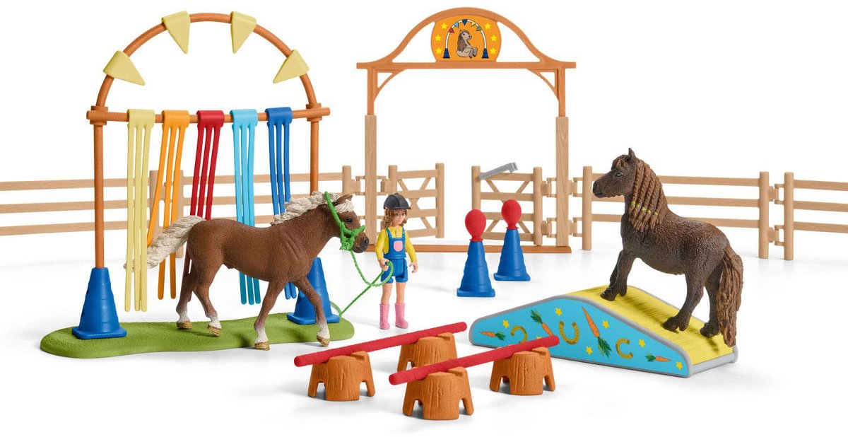 schleich FARM WORLD Speelfigurenset - Paarden Trainingskamp - Kinderspeelgoed voor Jongens en Meisjes - 3 tot 8 jaar - 41 Onderdelen - 42481 — afbeelding 17