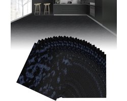 Zelfklevende PVC Vloertegels 30x30cm – 2,5 m² – Marineblauw – Waterbestendig Vinylvloer