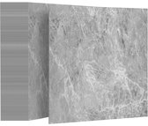 Zelfklevende PVC Vinyl vloeren 30x30 cm – Set van 54 Stuks – 5,02 m² – Peel & Stick Vinyl Vloer, Vloertegels – Waterbestendig – Hout of Marmer Design – Voor Keuken, Badkamer & Woonkamer – Eiken Grijs